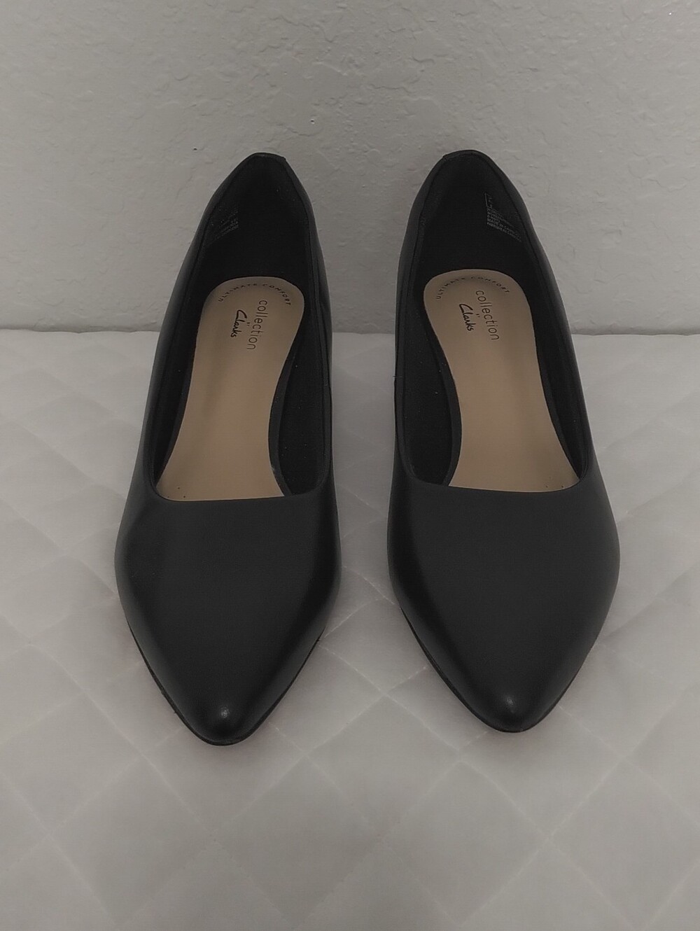 Clarks Black Women's Pointed Toe Heels